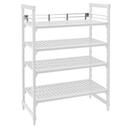 Cambro Camshelving Premium Soft Gray Single Side Rail Kit, 36 inch Length