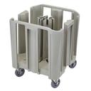 Cambro S Series Speckled Gray Compact Adjustable Dish Caddy, 4 Towers