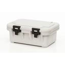 Cambro Speckled Gray S-Series Ultra Pan Carrier Insulated Food Server, 25 1/8 x 10 1/2 x 17 1/8 inch.