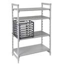 Cambro Camshelving Brushed Graphite Ultimate Sheet Pan Rack for Premium or Elements Single Shelf, 20 1/2 x 24 1/8 x 20 1/4 inch