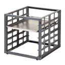 Cambro Camshelving Brushed Graphite Ultimate Sheet Pan Rack for Basics Plus Single Shelf, 20 1/2 x 24 1/8 x 20 1/4 inch