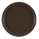 Cambro Round Brazil Brown Camtray, 10 inch -- 12 per case.