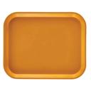 Cambro Mustard Rectangular Camtray, 12 5/8 x 17 3/4 inch -- 12 per case.