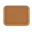 Cambro Suede Brown Rectangular Camtray, 12 5/8 x 17 3/4 inch -- 12 per case.