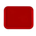 Cambro Signal Red Rectangular Camtray, 12 5/8 x 17 3/4 inch -- 12 per case.