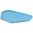 Cambro Trapezoid Robin Egg Blue Camtray, 14 x 18 inch -- 12 per case.