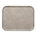 Cambro Abstract Gray Rectangular Camtray, 15 x 20 1/4 inch -- 12 per case.