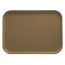 Cambro Bayleaf Brown Rectangular Camtray, 15 x 20 1/4 inch -- 12 per case.