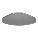 Cambro Trapezoid Pearl Gray Camtray, 14 9/16 x 19 1/2inch -- 12 per case.