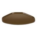 Cambro Trapezoid Bayleaf Brown Camtray, 14 9/16 x 19 1/2inch -- 12 per case.