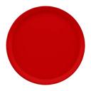 Signal Red Cambro Round Camtray - Low Profile Rim, 16 inch -- 12 per case.