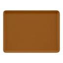 Cambro Suede Brown Rectangular Camtray, 16 1/2 x 22 1/2 inch -- 12 per case.