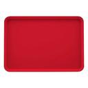 Cambro Signal Red Rectangular Low Profile Rim Camtray, 20 3/4 25 9/16inch -- 6 per case.