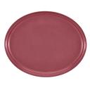 Cambro Oval Serving Camtray, Raspberry Cream, 22 x 26 7/8 inch -- 6 per case.