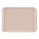 Cambro Light Peach Rectangular Low Profile Rim Camtray, 4 1/4 x 6 inch -- 12 per case.