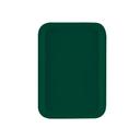 Cambro Sherwood Green Rectangular Low Profile Rim Camtray, 4 1/4 x 6 inch -- 12 per case.