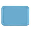 Cambro Robin Egg Blue Rectangular Low Profile Rim Camtray, 4 15/16 x 6 15/16 inch -- 12 per case.
