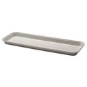 Cambro Fiberglass White Market Pan, 25 1/2 x 8 3/8 x 2 inch -- 12 per case.