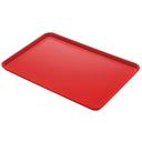 Cambro Camlite Rectangular Tray, Red, 12 3/4 x 20 7/8 inch -- 12 per case.