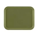 Cambro Rectangular Olive Green Camtray, 10 5/8 x 13 3/4 inch -- 12 per case.