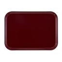 Cambro Rectangular Burgundy Wine Camtray, 12 x 16 5/16 inch -- 12 per case.