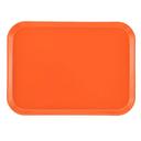 Cambro Rectangular Citrus Orange Camtray, 12 x 16 5/16 inch -- 12 per case.