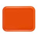 Cambro Citrus Orange Rectangular Camtray, 12 5/8 x 17 3/4 inch -- 12 per case.