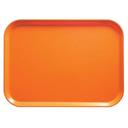 Cambro Rectangular Orange Pizazz Camtray, 14 x 18 inch -- 12 per case.