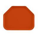 Cambro Trapezoid Citrus Orange Camtray, 14 x 18 inch -- 12 per case.