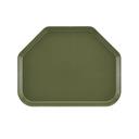 Cambro Trapezoid Olive Green Camtray, 14 x 18 inch -- 12 per case.