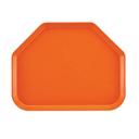 Cambro Trapezoid Orange Camtray, 14 x 18 inch -- 12 per case