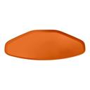 Cambro Trapezoid Orange Pizazz Camtray, 14 9/16 x 19 1/2inch -- 12 per case.