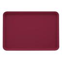 Cambro Burgundy Wine Rectangular Low Profile Rim Camtray, 20 3/4 25 9/16inch -- 6 per case.