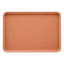 Cambro Dark Peach Rectangular Low Profile Rim Camtray, 20 3/4 25 9/16inch -- 6 per case.