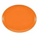 Cambro Oval Serving Camtray, Orange Pizazz, 22 x 26 7/8 inch -- 6 per case.