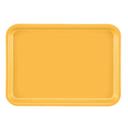 Cambro Tuscan Gold Rectangular Low Profile Rim Camtray, 4 1/4 x 6 inch -- 12 per case.