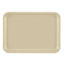 Cambro Cameo Yellow Rectangular Low Profile Rim Camtray, 4 15/16 x 6 15/16 inch -- 12 per case.