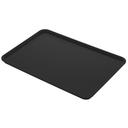 Cambro Camlite Rectangular Tray, Black, 12 3/4 x 20 7/8 inch -- 12 per case.