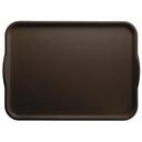 Cambro Rectangular Brazil Brown Camtray with Handle, 14 x 18 inch -- 12 per case.