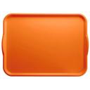 Cambro Rectangular Orange Camtray with Handles, 15 x 20 inch -- 12 per case