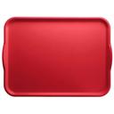 Cambro Rectangular Signal Red Camtray with Handles, 15 x 20 inch -- 12 per case