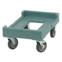 Cambro Slate Blue Camdolly with No Handle for Catering Equipment, 16 7/16 x 10 3/8 x 24 3/8 inch.