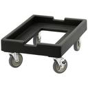 Camdolly Pizza Dough Box, Black, 300 Pound.