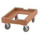 Cambro Coffee Beige Camdollies for Pizza Dough Boxes, 19 7/8 x 10 1/4 x 27 7/8 inch.