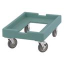 Cambro Slate Blue Camdollies for Pizza Dough Boxes, 19 7/8 x 10 1/4 x 27 7/8 inch.