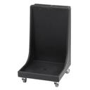 Cambro Black Standard Model Camdolly with Handle for Dish Racks, 22 3/16 x 36 3/4 x 24 3/16 inch.