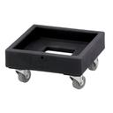 Camdolly Plastic Milk Crate Dolly, Black, 21 15/16 x 30 1/4 x 8 inch.