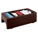 Cambro Condiment Holder for 2.5 and 3.75 Gallon Camtainer and Ultra Camtainer, Dark Brown.
