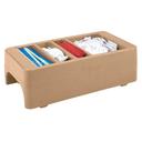 Cambro Condiment Holder for 2.5 and 3.75 Gallon Camtainer and Ultra Camtainer, Coffee Beige.
