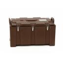 Camcarrier 100 Series Insulated Top Loading Food Pan Carrier, Dark Brown, 24 Quarts.